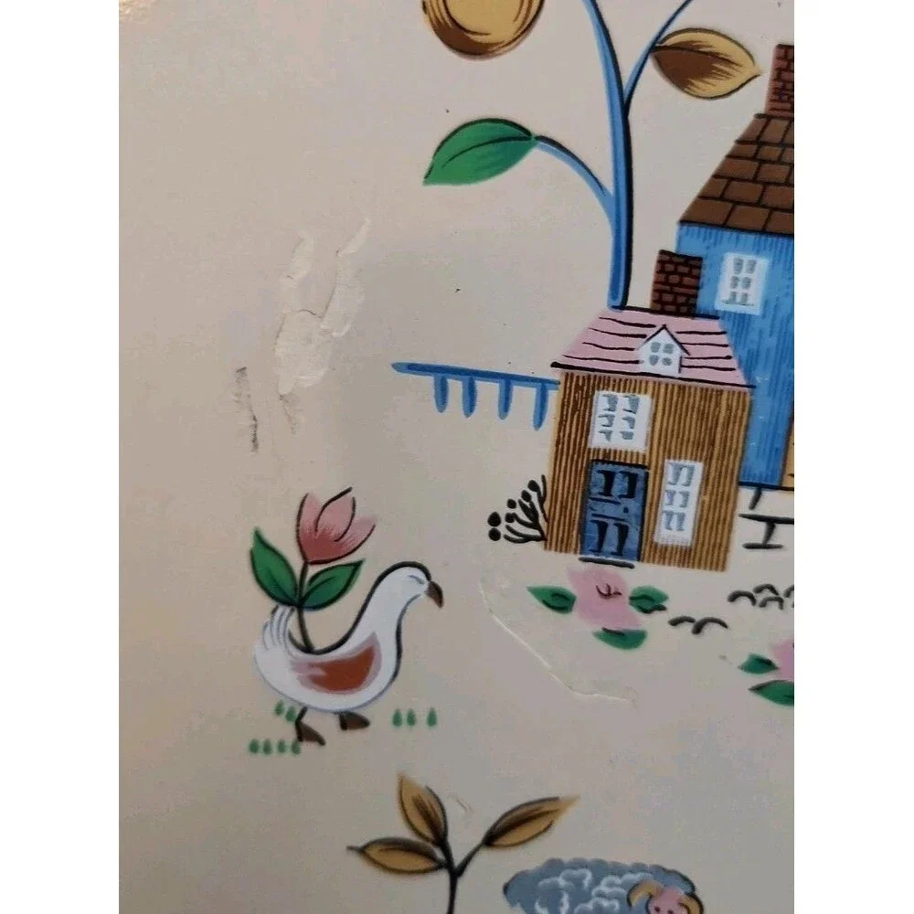 Vintage Heartland by International Stove Covers Set of 4, 8 Inch 10 Inch